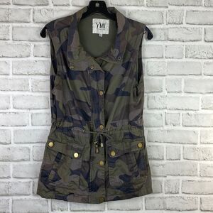 YMI COLLECTION Women's Jacket Vest Camouflage Pockets Casual Hunters